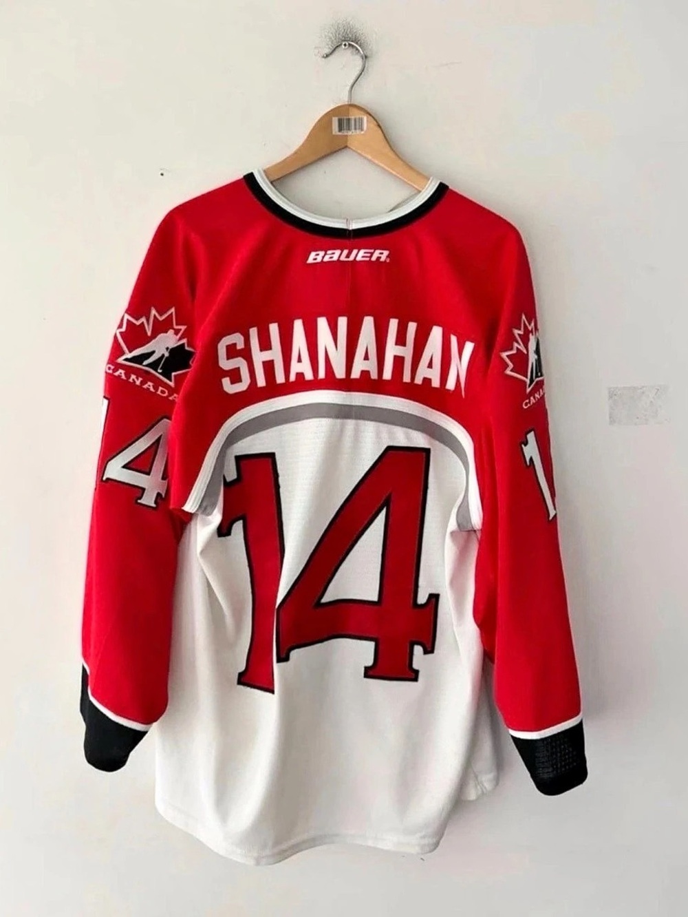 Vintage Bauer Nagano Team Canada Brendan Shanahan Jersey Size L
